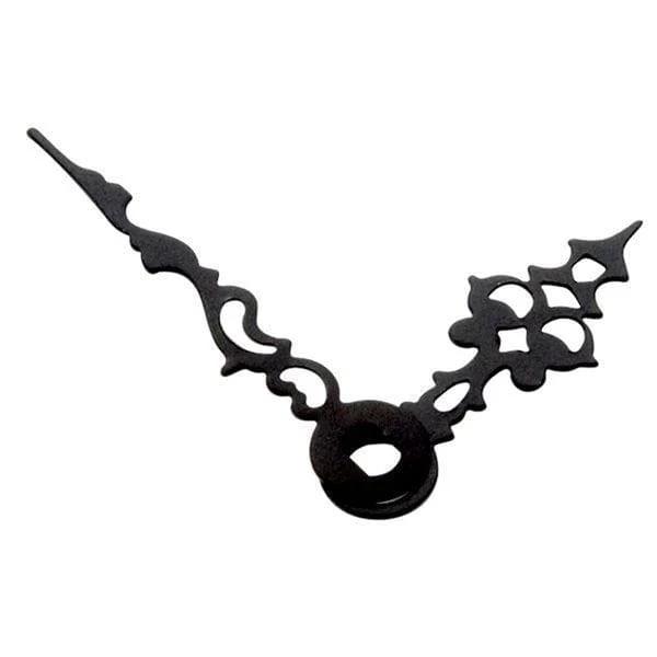 Hands, Black, Serpentine Style - Time Ring 5-3/8" - 5-1/2"
